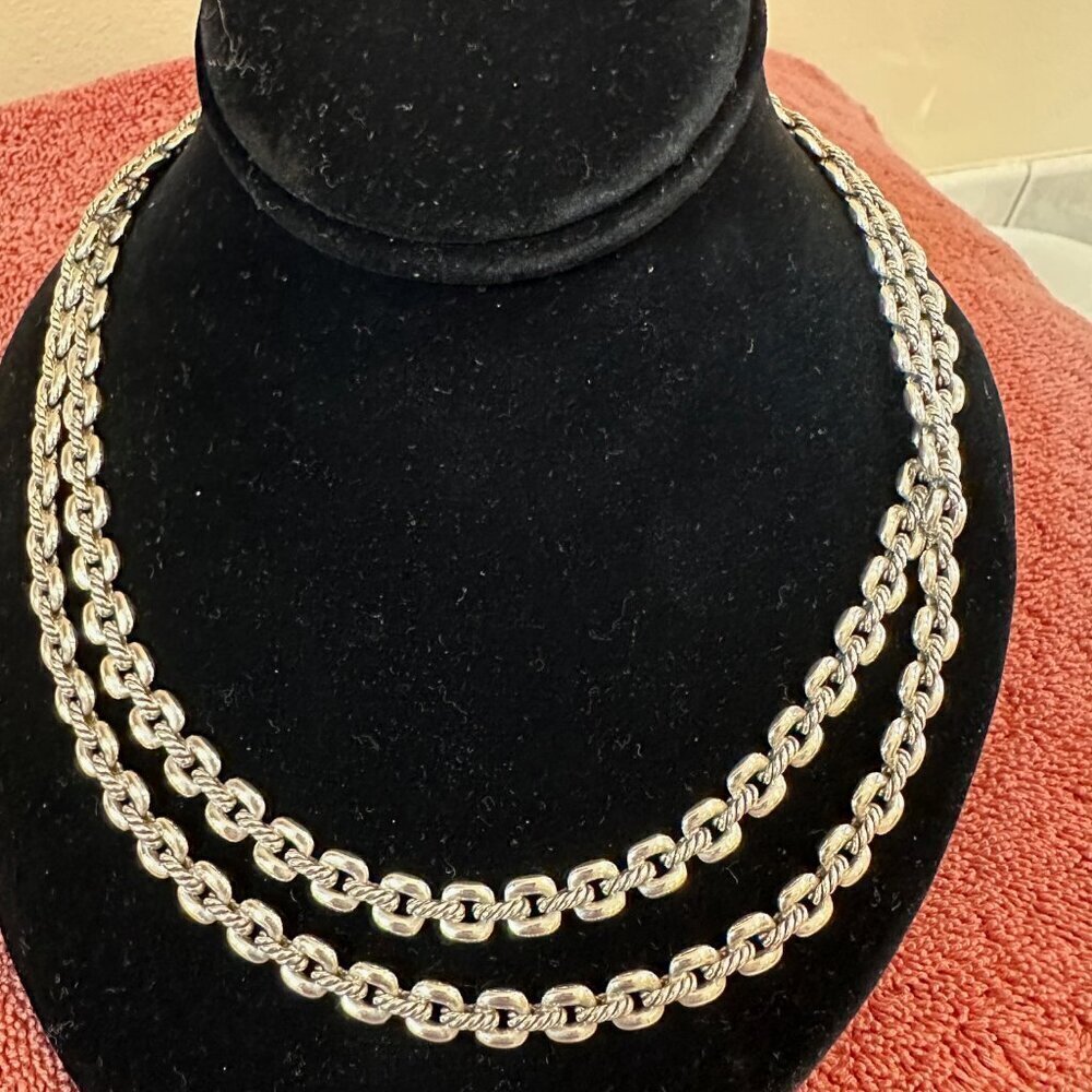 David Yurman Silver Necklace - Picture 2 of 6